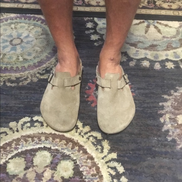 mens suede birkenstocks